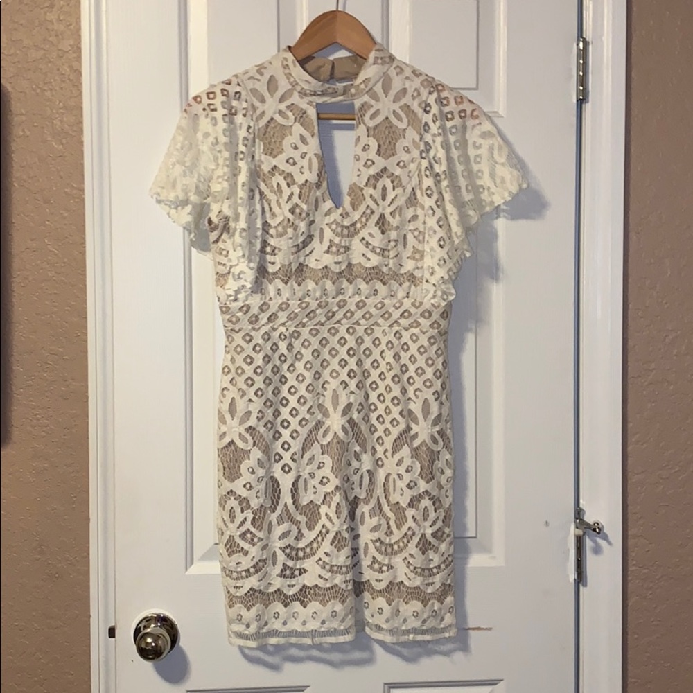 White Laced Dress